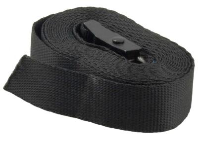 Ivana 55459 spanband met gesp 300 cm zwart