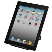 Hama apple ipad standaard zwart/aluminium - thumbnail