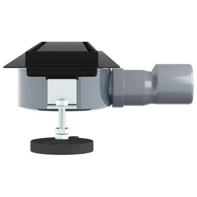 Doucheafvoer 2-in-1 met 360 Sifon Zwart 50 cm