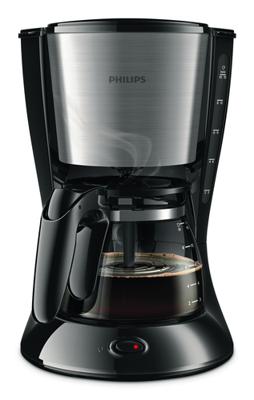Philips Home Daily Collection HD7462/20 Koffiezetapparaat Zwart, Metaal Capaciteit koppen: 15 Glazen kan - thumbnail