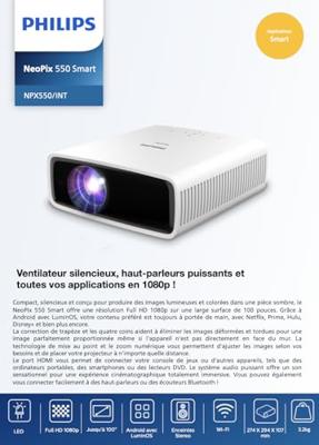 Philips NeoPix 550 Beamer Wit - thumbnail