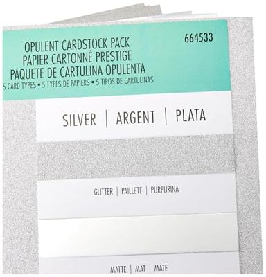 Sizzix • karton pak 20x29cm silver 50pcs