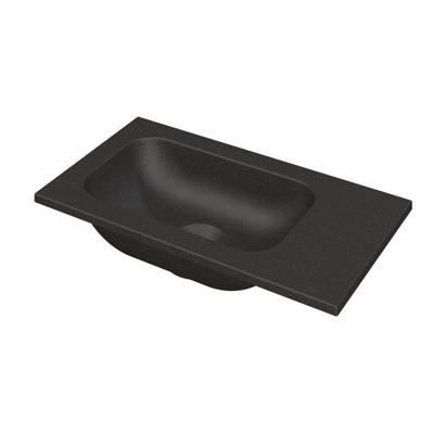 INK - Fontein Quartz Zonder Kraangat Universeel - 400x220x10 mm - Zwart