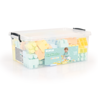 Dolu Grote Blokken in Plastic Doos 125Stuks - thumbnail