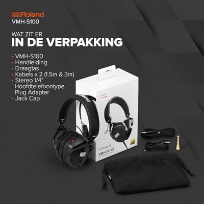 Roland VMH-S100 studio hoofdtelefoon