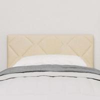 Hoofdbord met LED -striplichten met hoofdeinde Crème 80 cm Stof - thumbnail