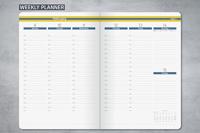 Sigel L2602 Weekkalender Linescape 2026 Hardcover DIN A5 Blauw, Geel 1 stuk(s) Aantal paginas: 176 - thumbnail