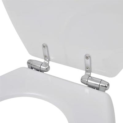 VidaXL Toiletbril soft-close simpel ontwerp mdf wit VidaXL Toiletbril soft-close simpel ontwerp mdf wit