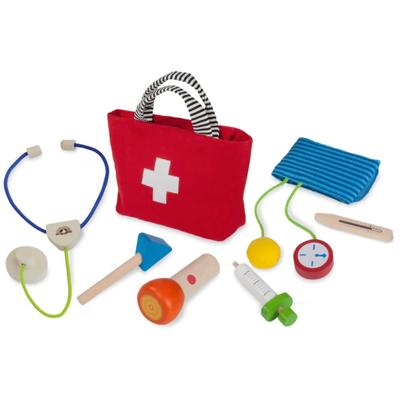 Wonderworld houten dokterset in tas