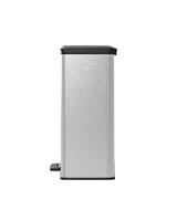 Curver Deco bin slim 254610 Afvalbak 65 l (b x h x d) 480 x 615 x 280 mm Zilver, Zwart 1 stuk(s) - thumbnail