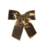 Hangdeco strik 28x28cm goud - thumbnail