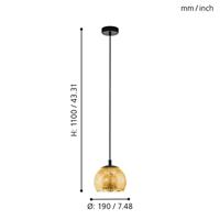 Eglo HanglampAlbaraccin Ø 19cm - 98524 - thumbnail