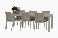 Trestino diningset gironde 220 nancy latte - thumbnail