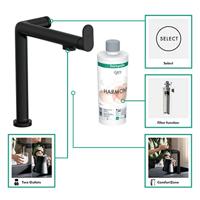 Hansgrohe Aqittura M91 Filter systeem 240, 1jet, mat zwart - thumbnail