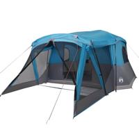 Tent met luifel 4-persoons waterdicht blauw - thumbnail