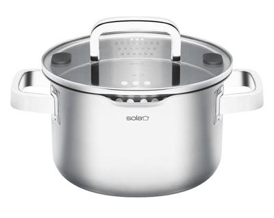 Sola Soeppan met deksel Juvia - Inductie geschikt - ø 24 cm / 5.5 liter