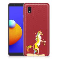 Samsung Galaxy A01 Core Telefoonhoesje met Naam Horse Color - thumbnail