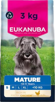 EUKANUBA Premium nutrition mature Small breed Chicken - droog hondenvoer - 3kg