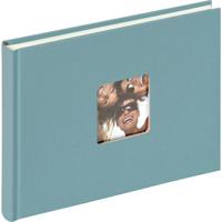 walther+ design FA207K FA207K Fotoalbum (b x h) 22 cm x 16 cm Turquoise 40 bladzijden - thumbnail