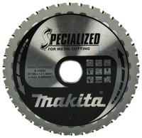 Makita Accessoires Cirkelzaagblad Staal | Specialized 185x30x1,4 38T 0g - E-14283 E-14283 - thumbnail