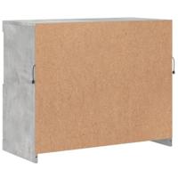 Dressoir met LED-verlichting 81x37x67 cm betongrijs - thumbnail