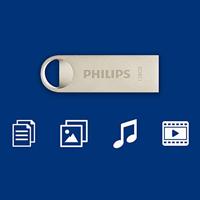 Philips Moon edition USB flash drive 128 GB USB Type-A 2.0 Zilver - thumbnail