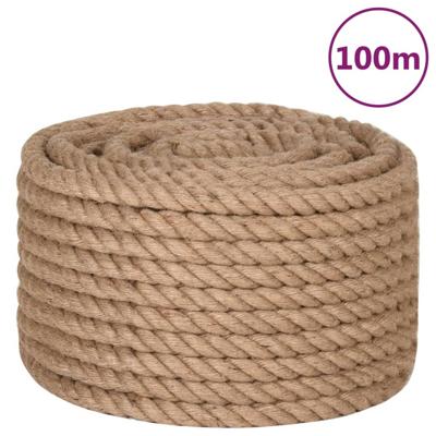 VidaXL Touw 100 m lang 16 mm dik jute