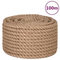 VidaXL Touw 100 m lang 16 mm dik jute - thumbnail