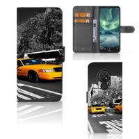 Nokia 7.2 | Nokia 6.2 | Flip Cover | New York Taxi - thumbnail