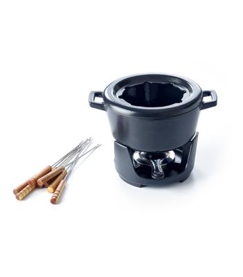 Alva Fondueset - Nori - Gietijzer - 8 vorkjes / personen - 2 Liter - thumbnail
