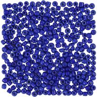 Creativ Company Rocailles, d 3 mm, afm 8/0, gatgrootte 0,6-1,0 mm, blauw, 25 gr/ 1 doos - thumbnail