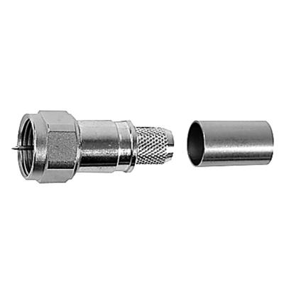 Telegärtner 100025627 100025627 F-connector Stekker, recht 50 Ω 1 stuk(s)