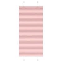 Pliss rolgordijn 60x100 cm stofbreedte 59,4 cm polyester roze - thumbnail