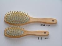 Haarborstel 22cm hout - thumbnail