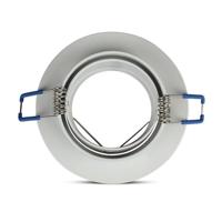 Pittsburg LED Inbouwspot - Kantelbaar armatuur - Diameter 90mm - GU10 Fitting incl. lamphouder - Rond - IP20 voor binnen - Wit - thumbnail