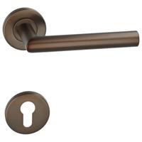 HDD Pro DEURKRUK PRO I SHAPE 19MM MAT BRONS op rond rozet - thumbnail