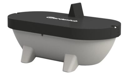 Gardentub Cover Met Kraan 194x94x14cm 100% Polyester (met kraancover)