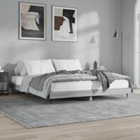 Bedframe bewerkt hout grijs sonoma eikenkleurig 140x200 cm - thumbnail