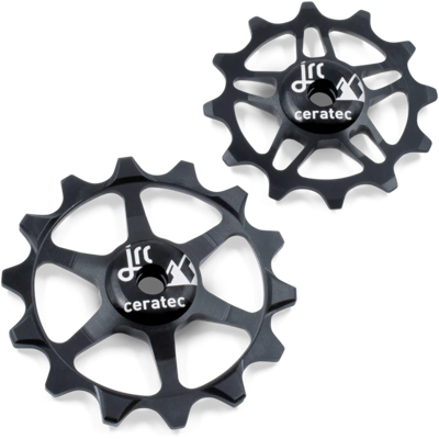 Jrc - keramische derailleurwiel set sram eagle xx1, x01, gx, nx, sx 12/14t zwart Jrc - keramische derailleurwiel set sram eagle xx1, x01, gx, nx, sx 12/14t zwart