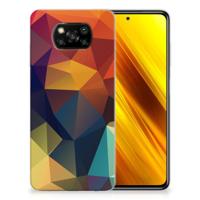 Xiaomi Poco X3 | Poco X3 Pro | TPU Hoesje | Polygon Color - thumbnail