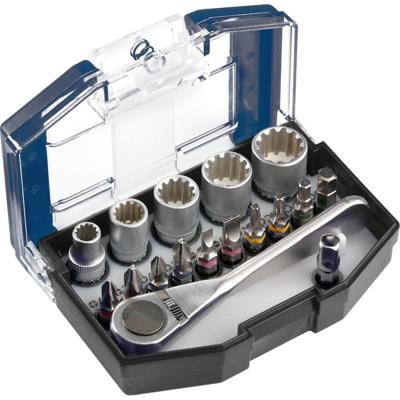 Doppen-/bit set met clip 17-delig KWB - Kwb Doppen-/bit set met clip 17-delig KWB - Kwb
