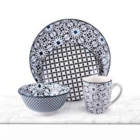 Serviesset Alpina Multicolour Keramisch 16 Onderdelen (4 Stuks) - thumbnail