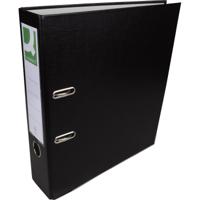 Q-CONNECT ordner, voor ft A4, uit PP en papier, met beschermrand, rug van 8 cm, zwart - thumbnail