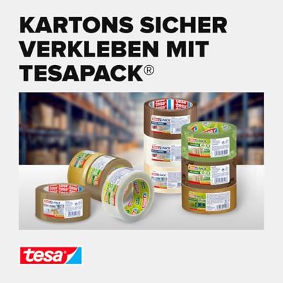 tesa ULTRA STRONG 57176-00000-08 Pakband tesapack Transparant (l x b) 66 m x 50 mm 1 stuk(s)