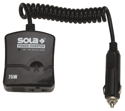 SOLA KFZ-adapter CC van 12V naar 220V - 71110901 SOLA KFZ-adapter CC van 12V naar 220V - 71110901