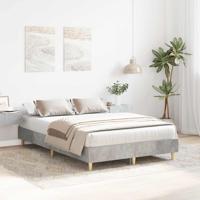Bedframe zonder matras 160x200 cm spaanplaat betongrijs - thumbnail