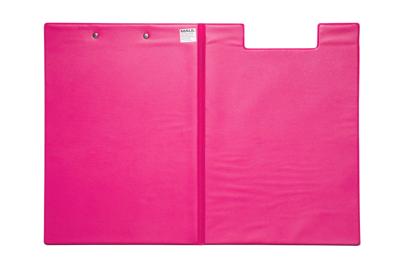 MAUL klembordmap met insteek binnenzijde A4 staand roze