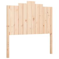 Bedframe met hoofdbord massief hout - thumbnail