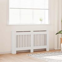VidaXL Radiatorombouw 152 cm mdf wit - thumbnail