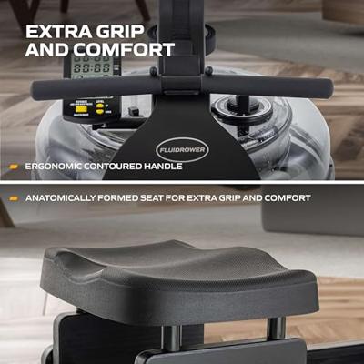 Fluid Rower Apollo Plus roeitrainer zwart Fluid Rower Apollo Plus roeitrainer zwart